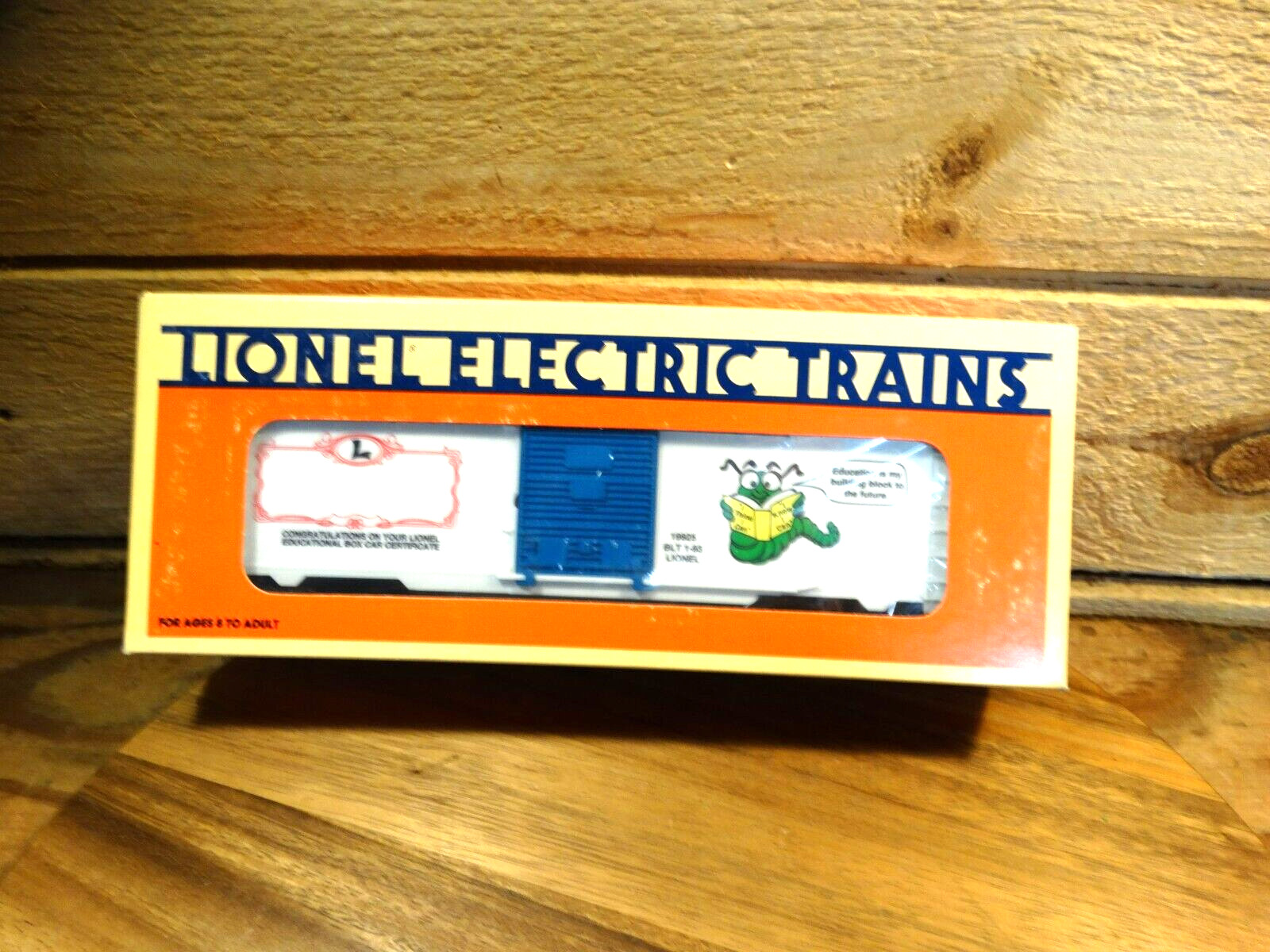 Lionel 0/027 Gauge Learning Center 1925 Sliding Door Model Railroad Box Car