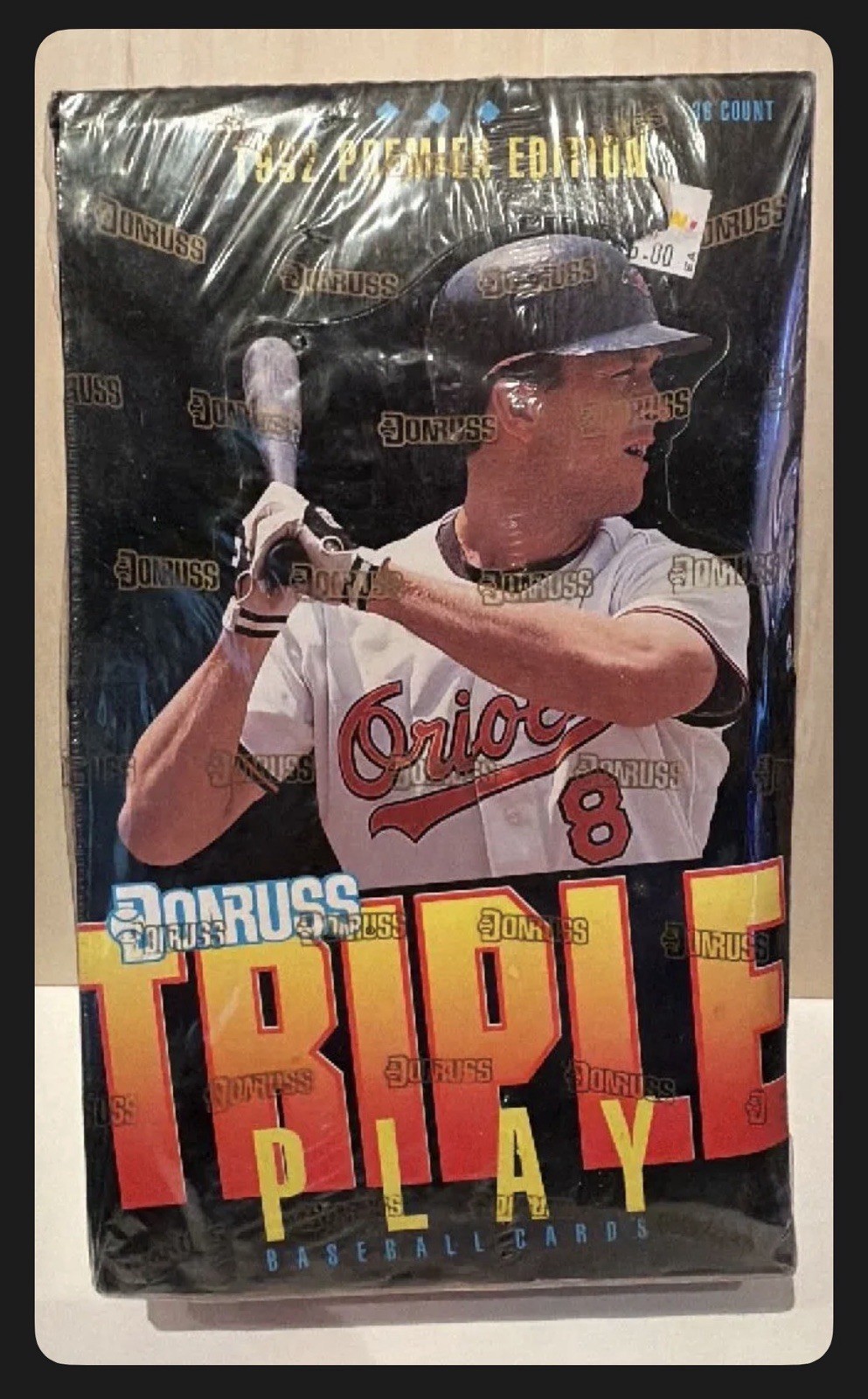 1993 Donruss Baseball Triple Play Sealed Wax Box 36 Unopened Packs 1993 Donruss Baseball Triple Play Sealed Wax Box 36 Unopened Packs