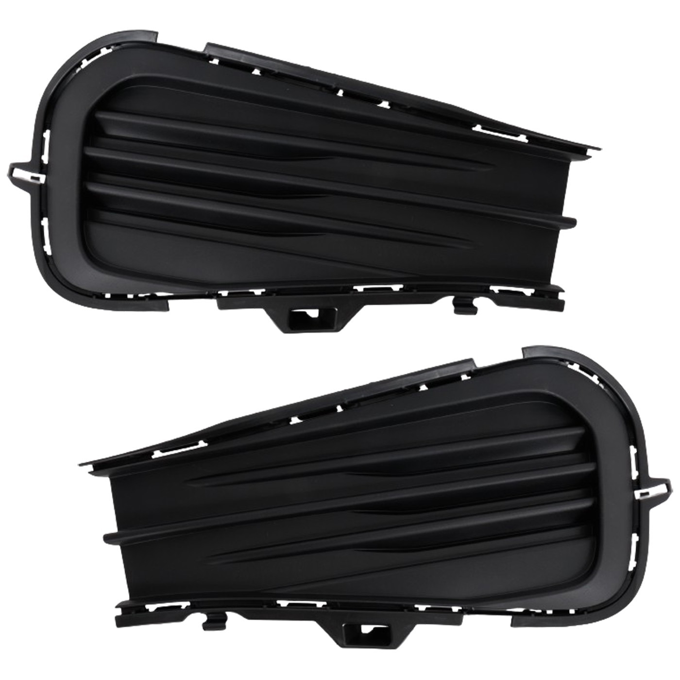 Fog Light Covers Set of 2 Front Driver & Passenger Side for VW Left Right Pair