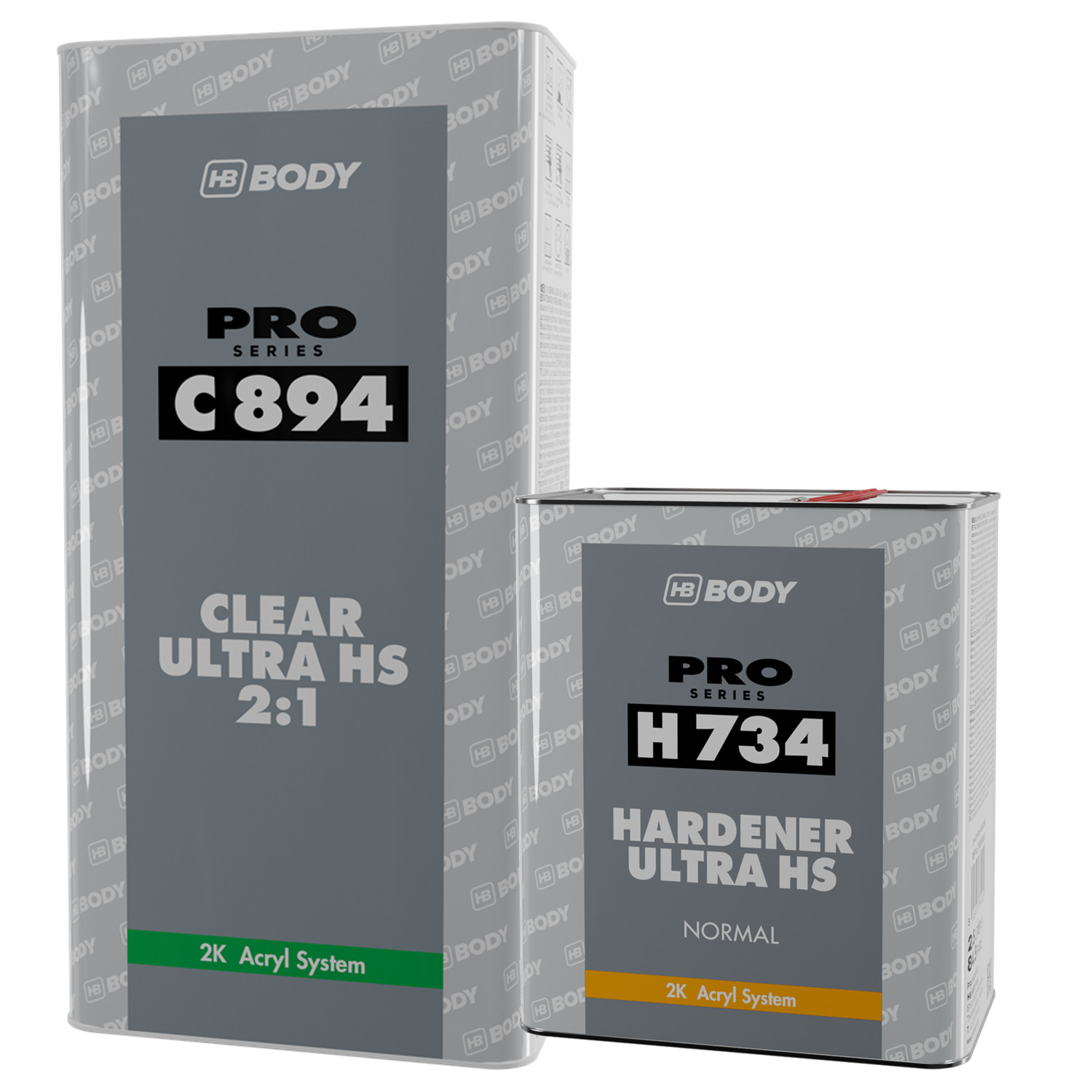 HB BODY C894 & H734 2:1 ULTRA HS CLEARCOAT 7.5 LTR. KIT - 