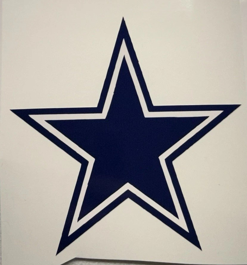 Dallas Cowboys Regular Vinyl Decal Pick Size Dallas Cowboys Regular Vinyl Decal Pick Size
