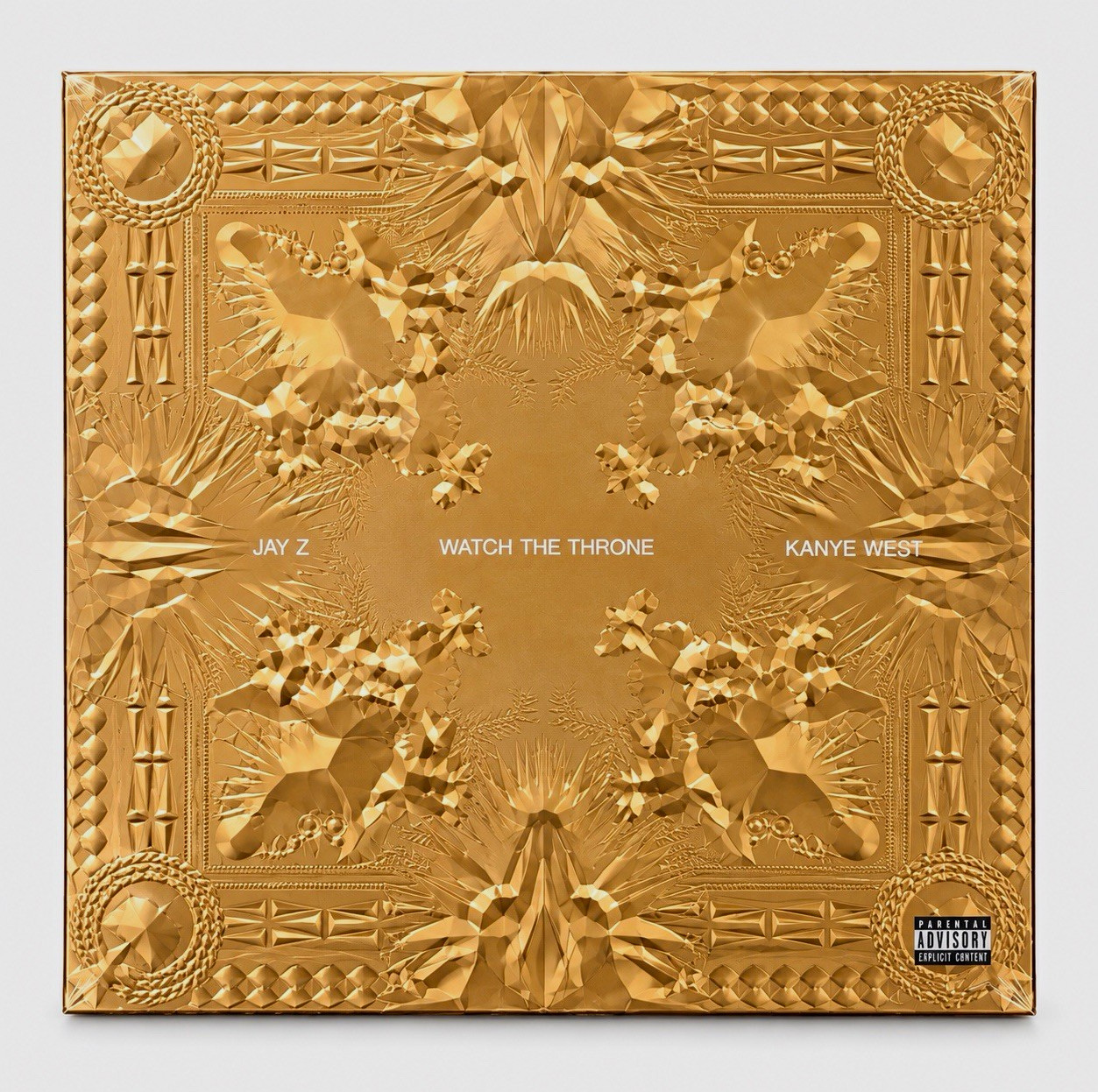 Jay Z & Kanye West Watch the Throne Gold Cover 12