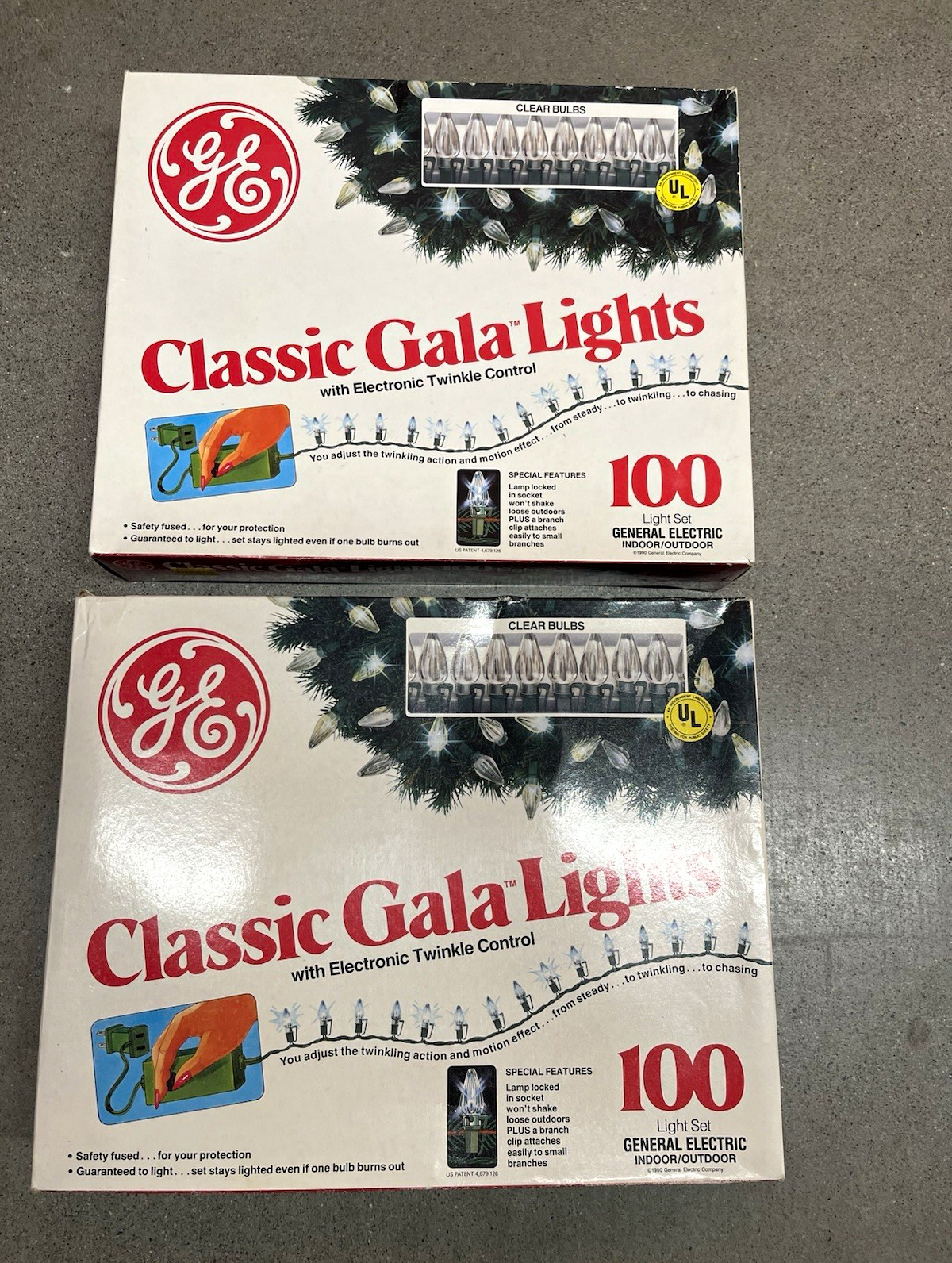 Vintage GE Classic Gala Clear String Lights Indoor/Outdoor