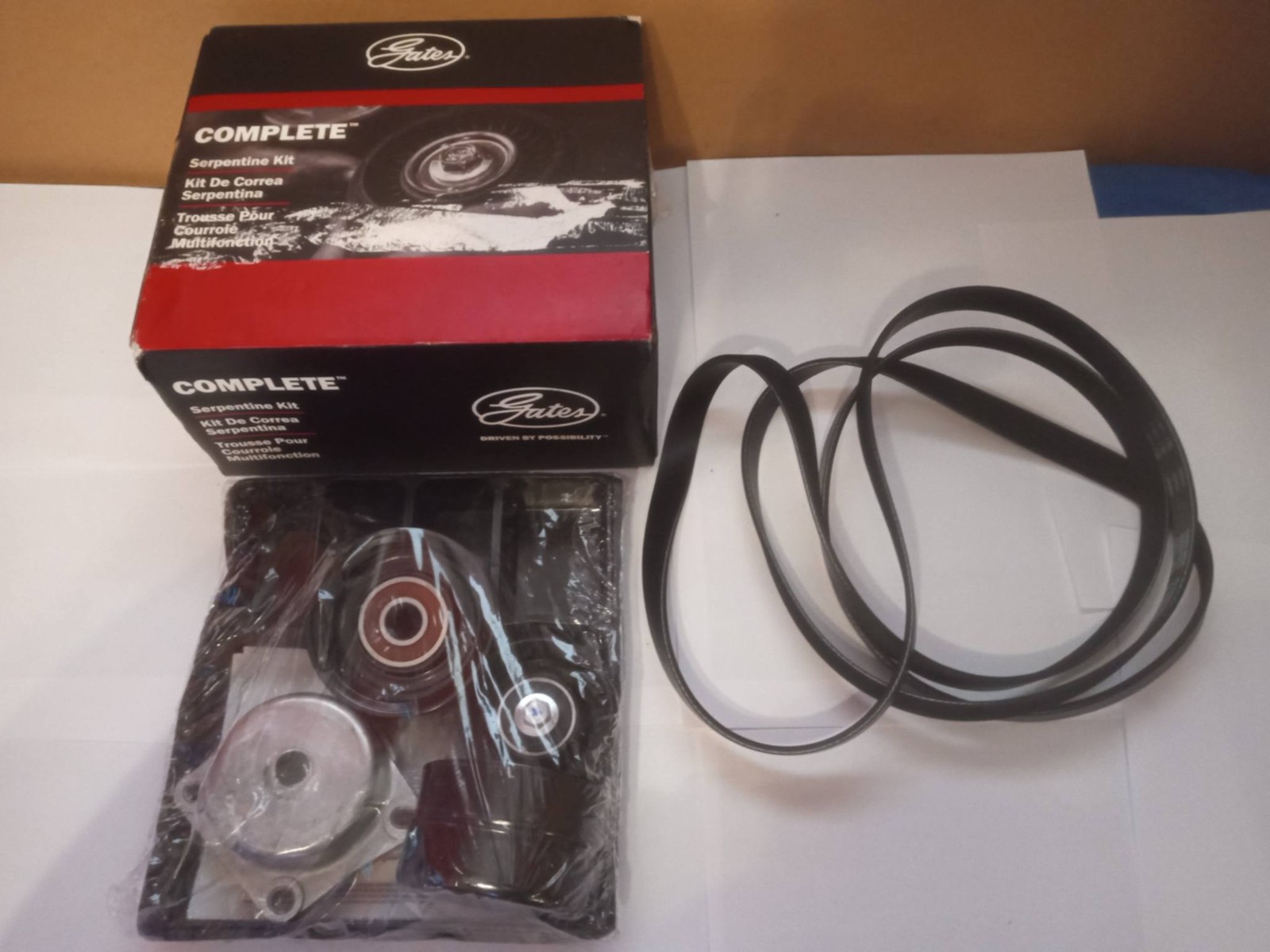 Gates Complete 90K-38274A Serpentine Belt Drive Component Kit for DBK061025B qu