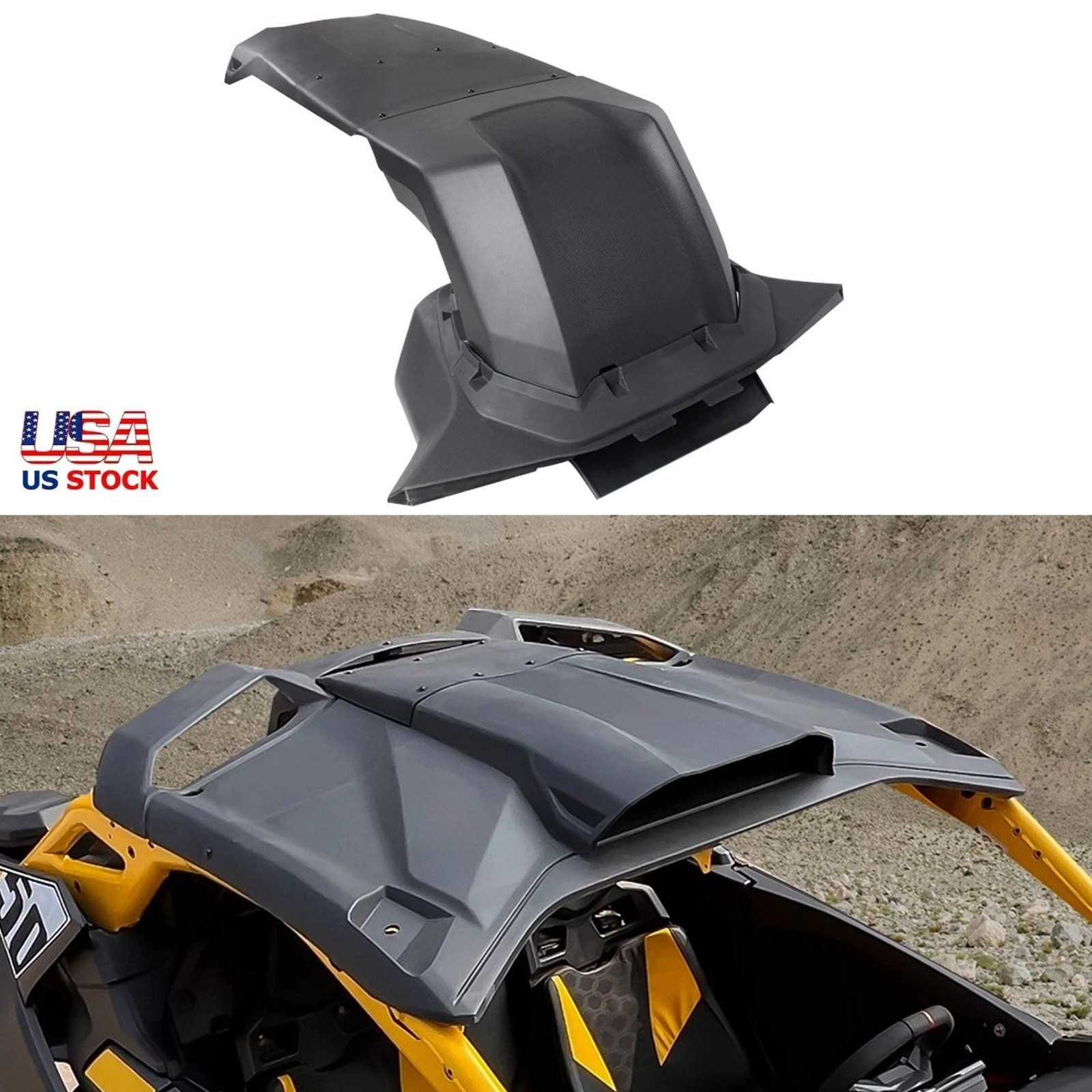 Combined Cold Roof Scoop for 2024+ Can-Am Maverick R, #715008280