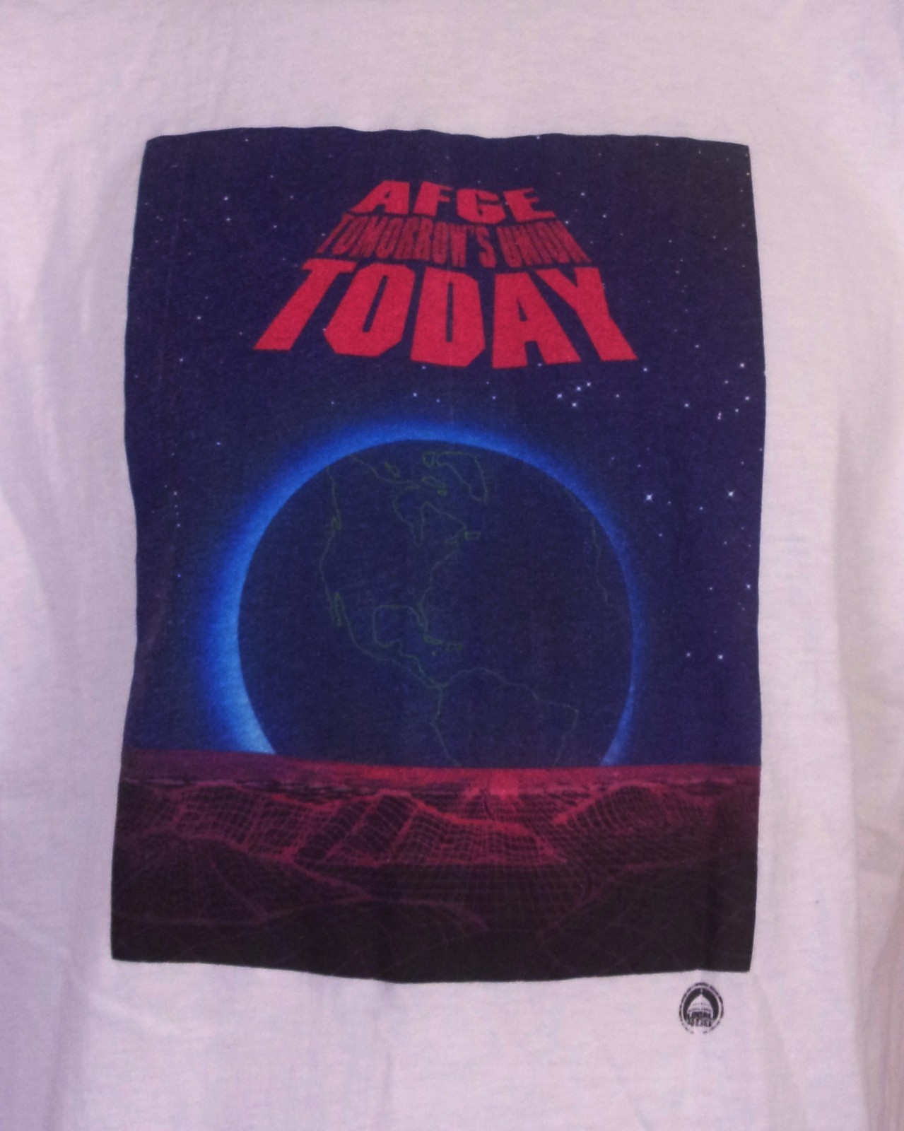 vintage 80s Medallion USA single stitch AFGE Tomorrow\'s Union Today T-Shirt XL