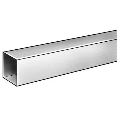 Zoro Select T4s2x.083-72 Sq Tube, 304Ss, 2 Od X 1 27/32 Id Sq, 6 Ft,