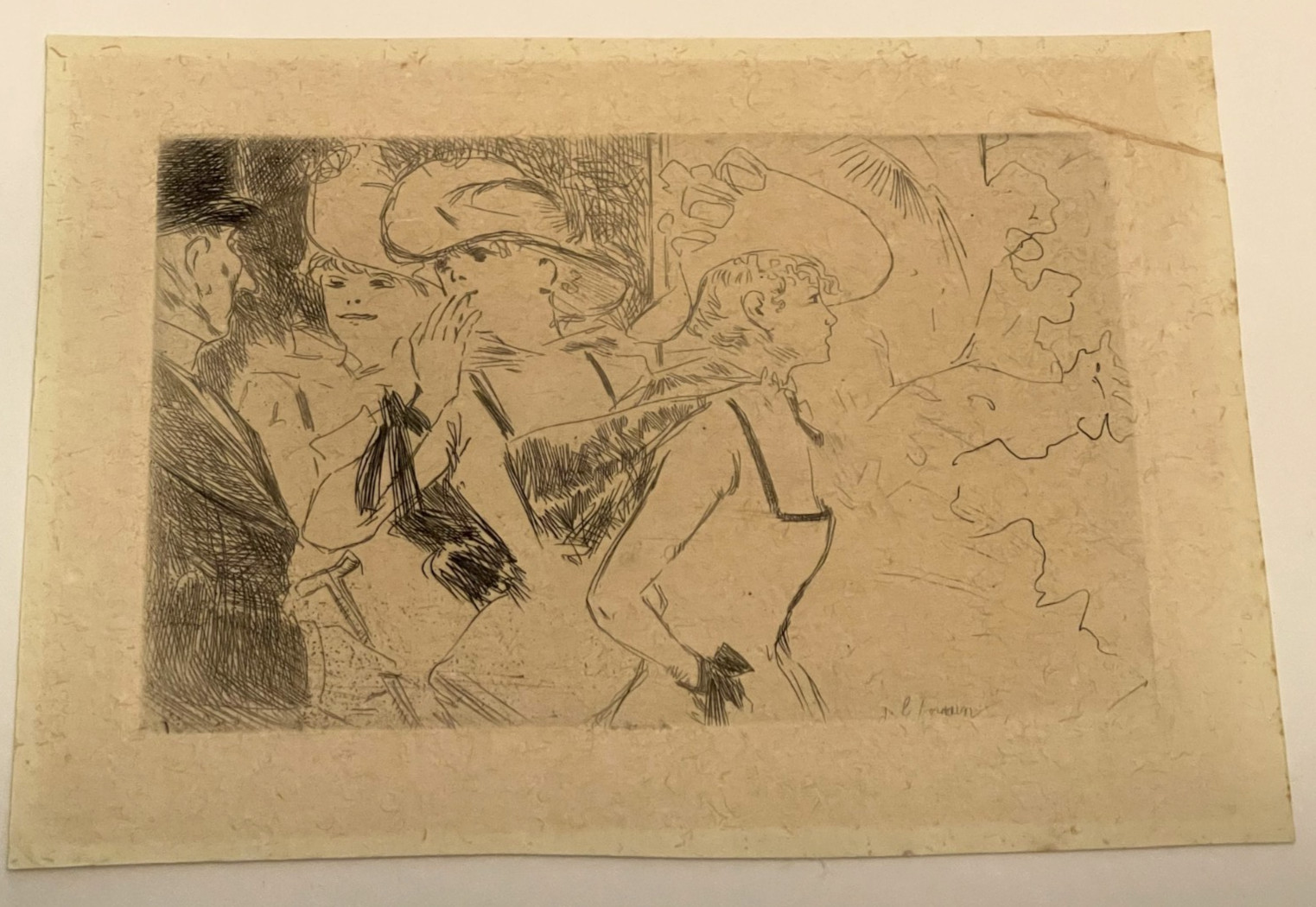 JEAN-LOUIS FORAIN ETCHING \ JEAN-LOUIS FORAIN ETCHING \