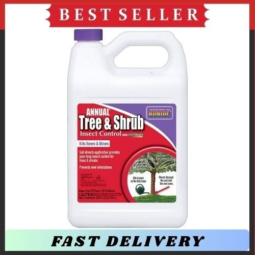 Bonide 611 Annual Tree and Shrub Insect Control, Concentrate 128 Fl oz, 1 Gallon Bonide 611 Annual Tree and Shrub Insect Control, Concentrate 128 Fl oz, 1 Gallon
