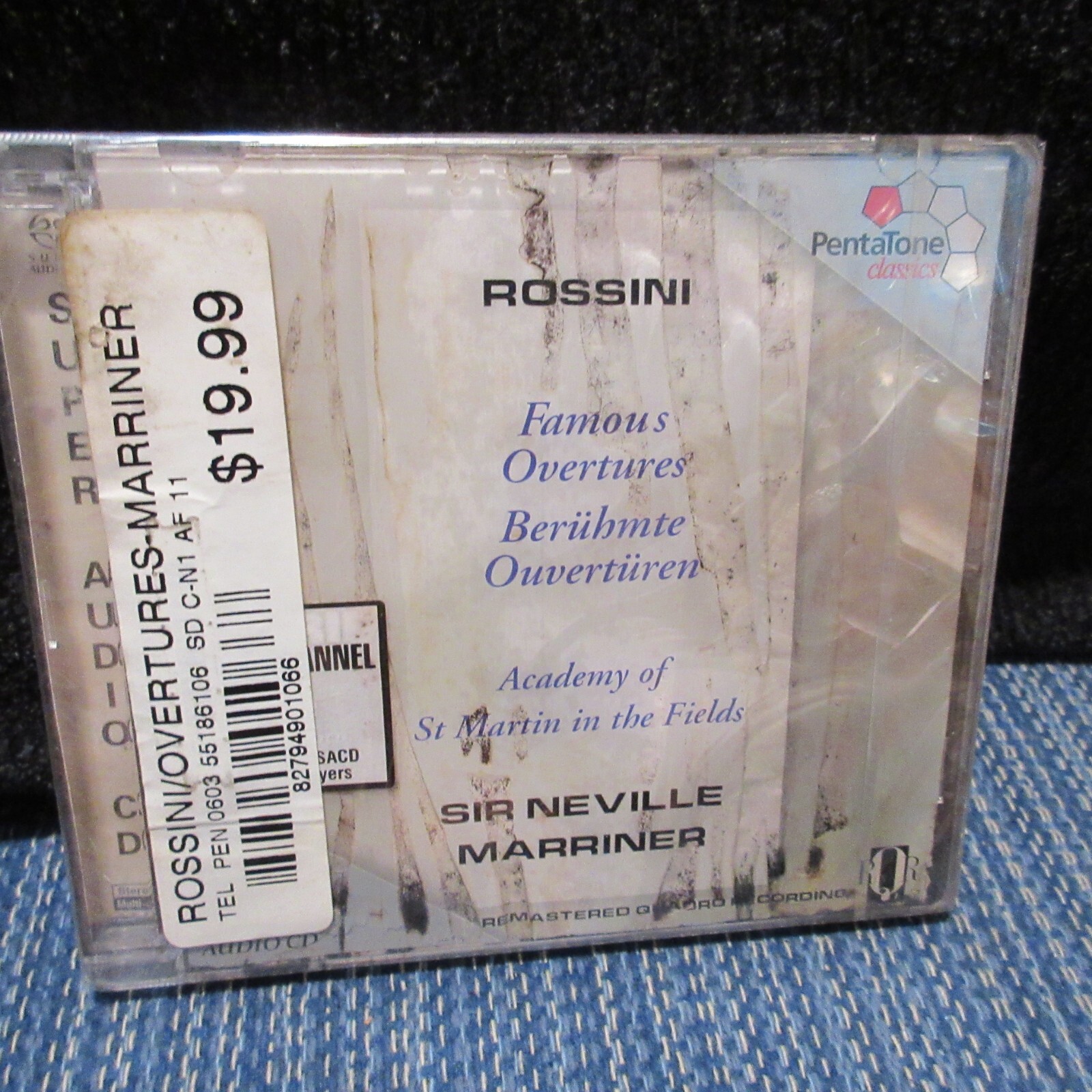 Rossini Famous Overtures Sir Neville Cd New Sealed