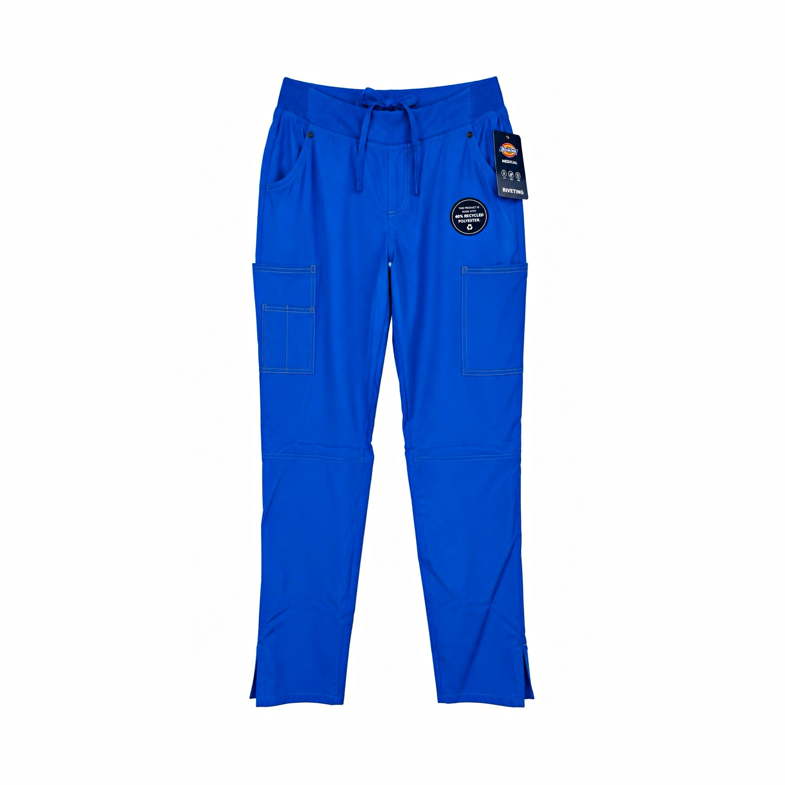 NEW Dickies Riveting Women’s Cargo Scrub Pants Blue NWT