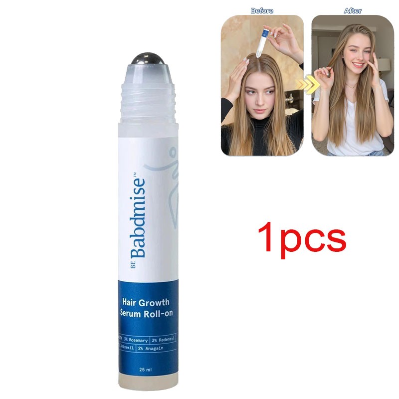 Be Bodywise Hair Growth Serum Roll-On 25ml - 3% Rosemary, Reduces Hair Fall Be Bodywise Hair Growth Serum Roll-On 25ml - 3% Rosemary, Reduces Hair Fall