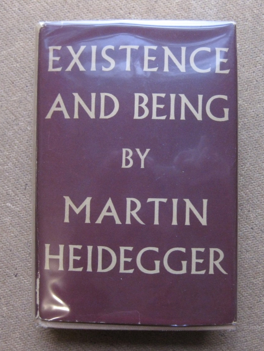 EXISTENCE AND BEING by Martin Heidegger -  1st HCDJ 1949 philosophy