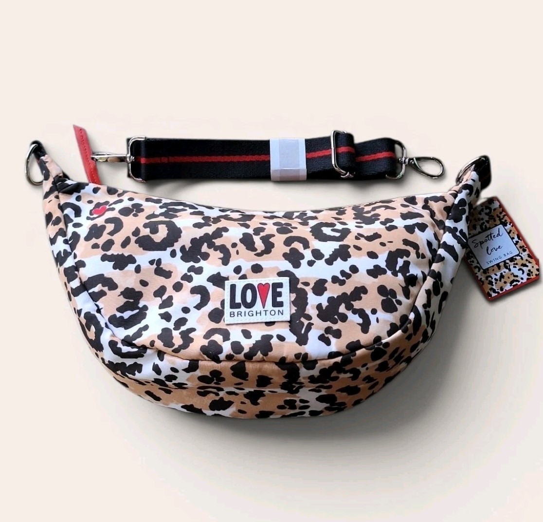 Brighton Spotted Love Wing Bag Leopard Animal Print Crossbody Purse New NWT Brighton Spotted Love Wing Bag Leopard Animal Print Crossbody Purse New NWT