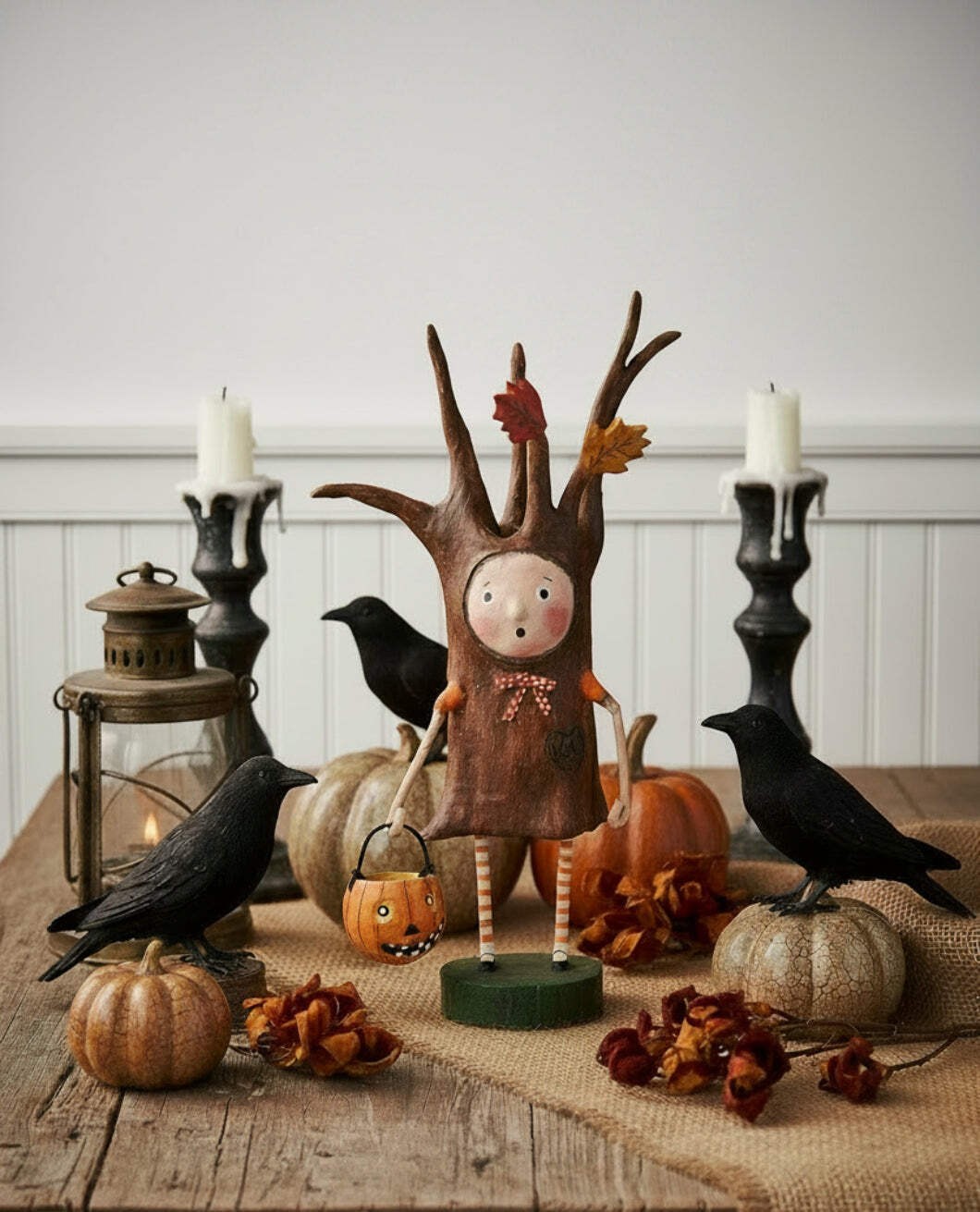 ESC Halloween Harvest Stumpy Trick or Treater Lori Mitchell 14478