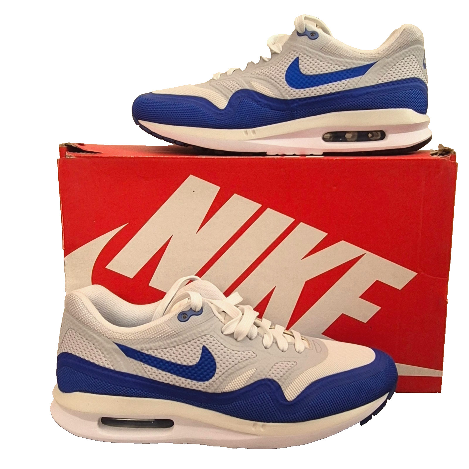 SIZE USA Men 7 EU 40 Original UNISEX Nike Air Max Lunar1 Game Royal Royal Blue SIZE USA Men 7 EU 40 Original UNISEX Nike Air Max Lunar1 Game Royal Royal Blue