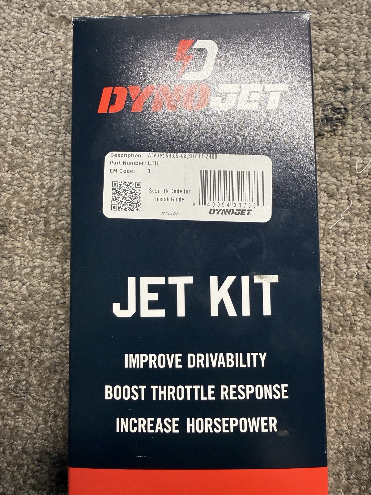 Suzuki Ltz 400 Dyno Jet Kit Brand New In Package Part Number Q316 Suzuki Ltz 400 Dyno Jet Kit Brand New In Package Part Number Q316