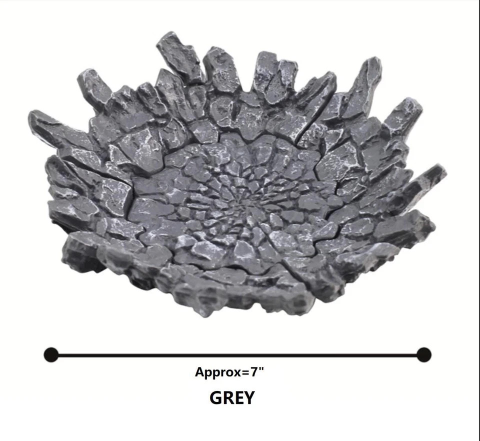Grey Impact Effect Accessory for 1/6 1/12 Action Figures Display Diorama Grey Impact Effect Accessory for 1/6 1/12 Action Figures Display Diorama
