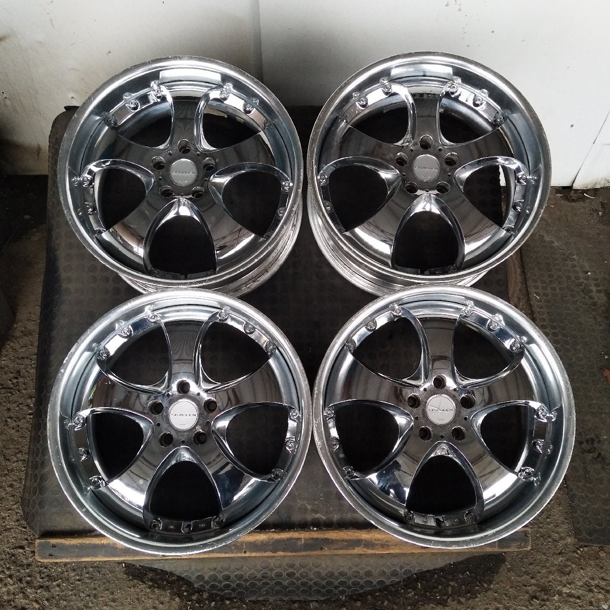 X7-26 4 Piece Price 19X8J 5X114.3 Et 45 Hub 73 Ame Shallen Alphard Vellfire Etc.