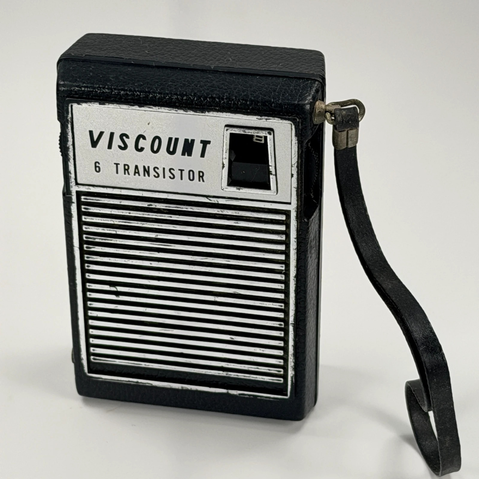 Viscount 6 Transistor Radio with Wrist Strap - PARTS OR REPAIR
