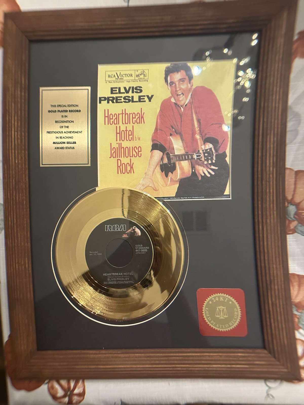 Elvis Presley Mega Memorabilia Lot Framed Art Gold Record Sealed DVD Photo COA