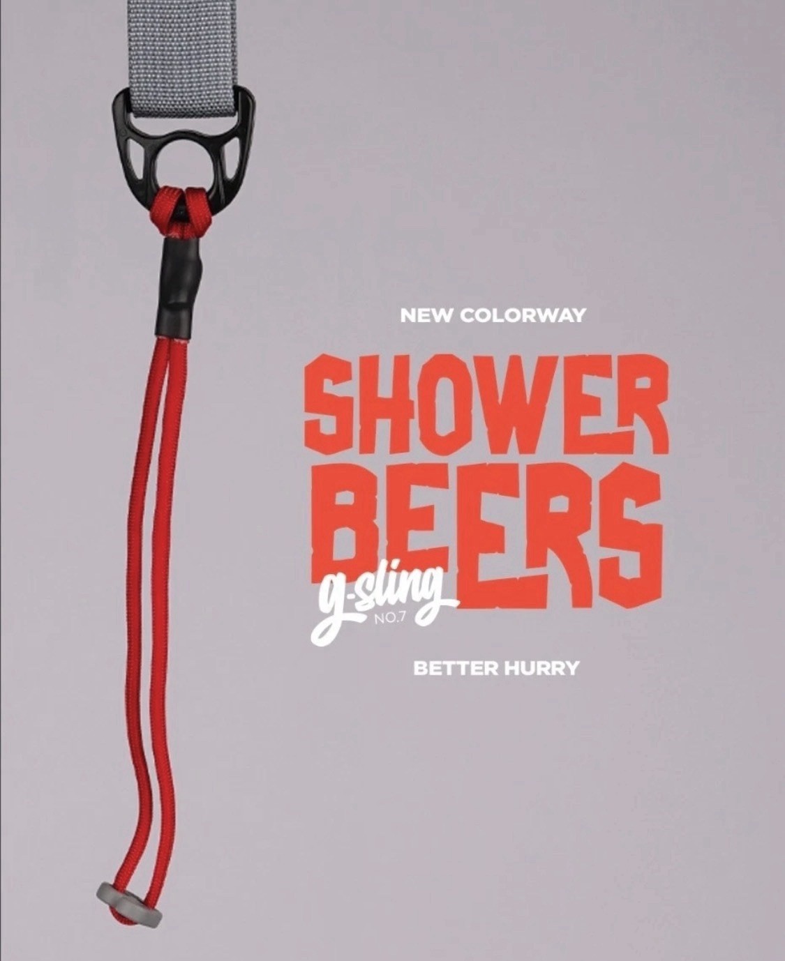 Q LLC Q G-SLING | SHOWER BEERS #7 - NIB, Unopened- Honey Badger Fix PRE SALE