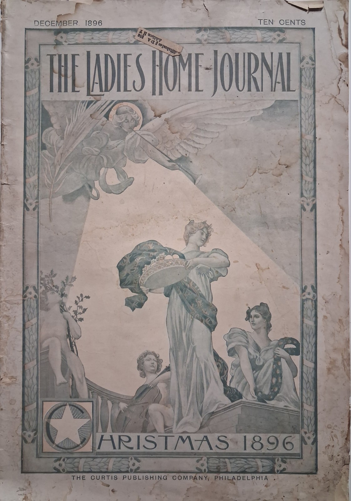 1896 The Ladies Home Journal CHRISTMAS December VICTORIAN Household