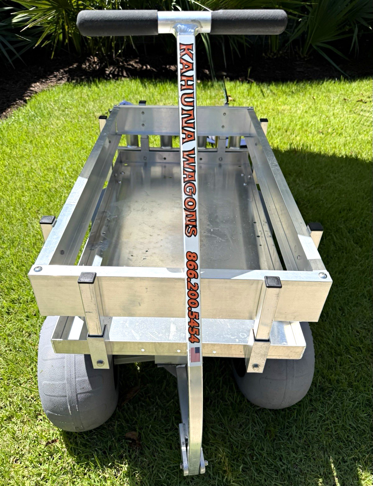 Kahuna Wagons Aluminum Beach Wagon Balloon Wheels Rod Holders. The best.