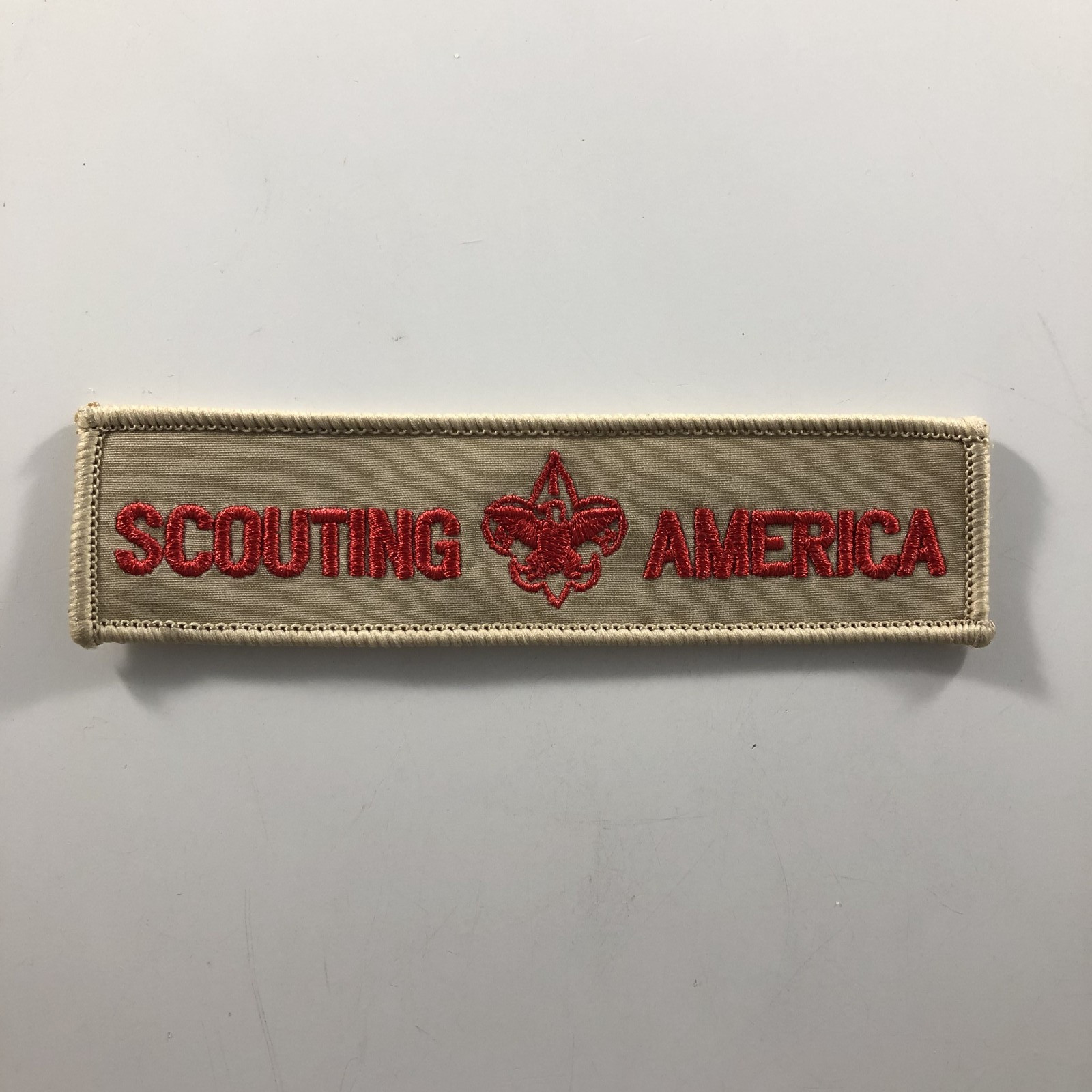 Scouting America - Tan Uniform BSA Patch - Sew-On - 4-3/4\