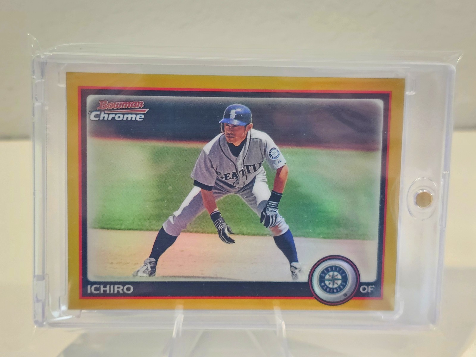 2009 Bowman Chrome Ichiro Suzuki #129 Gold Refractor /50 Seattle Mariners HOF 2009 Bowman Chrome Ichiro Suzuki #129 Gold Refractor /50 Seattle Mariners HOF