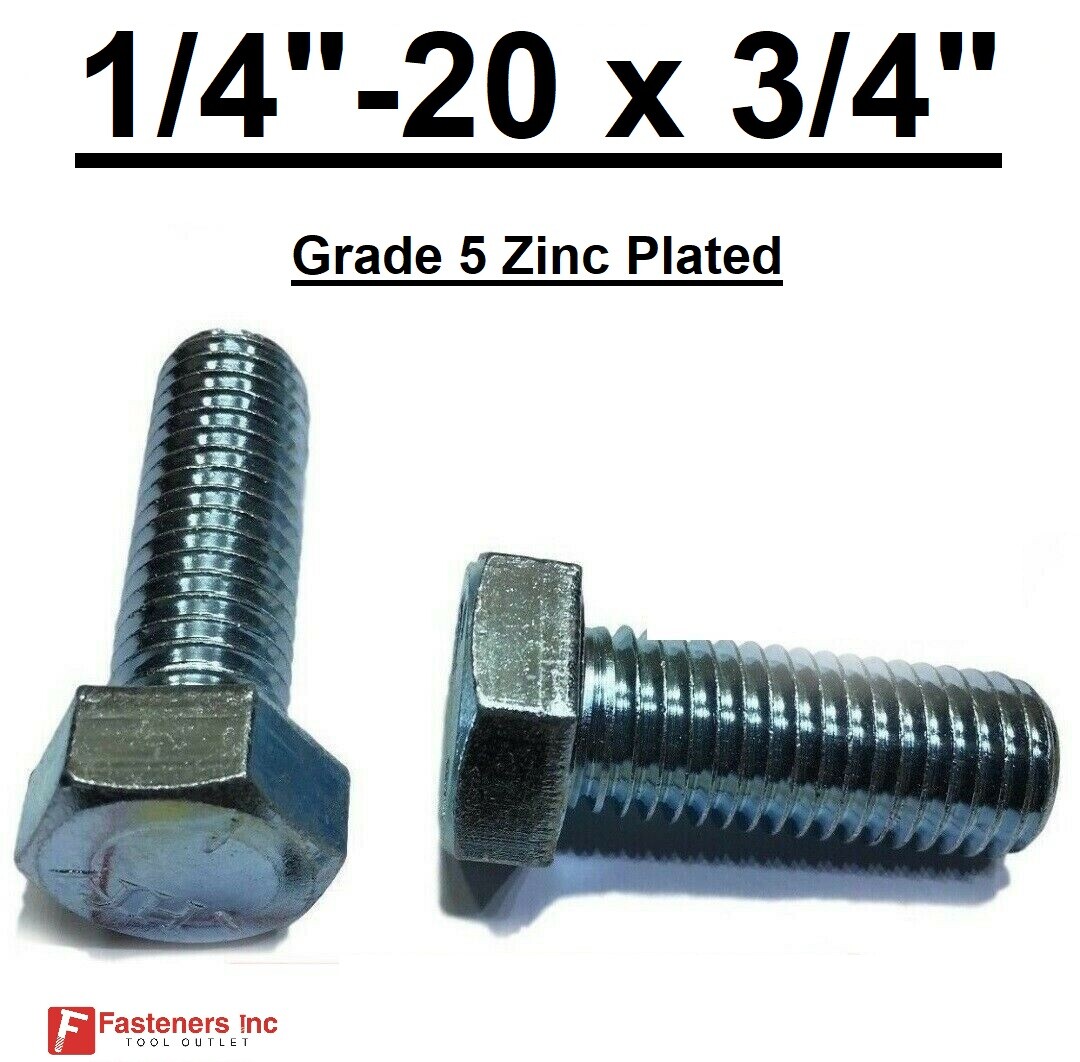 1/4-20 x 3/4