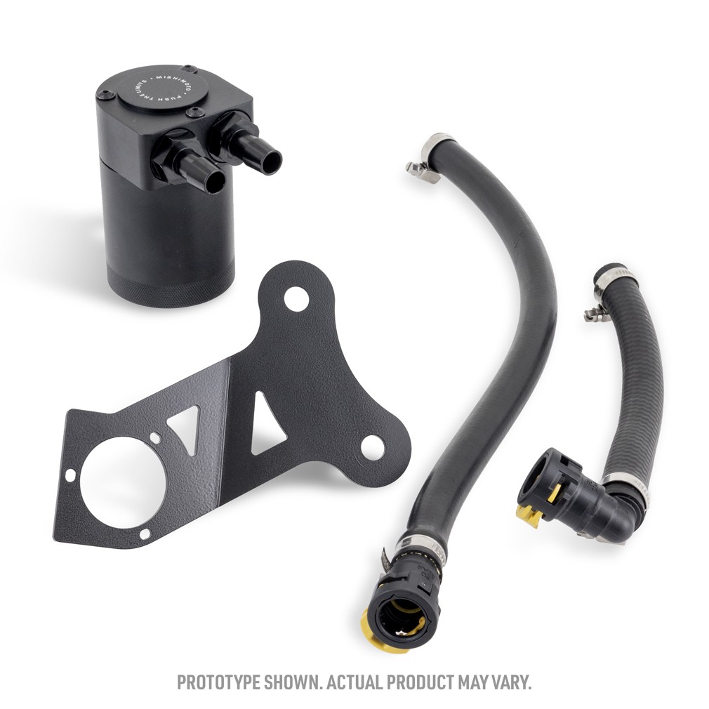 Baffled Oil Catch Can Kit, PCV Side, fits Ford Mustang EcoBoost 2024+