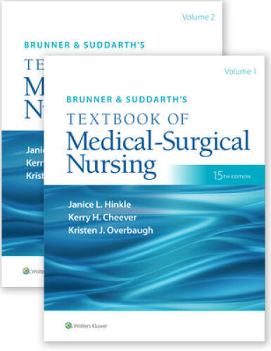 Brunner & Suddarth\'s Textbook of Medical-Surgical Nursing (2 vol) (Vo - GOOD