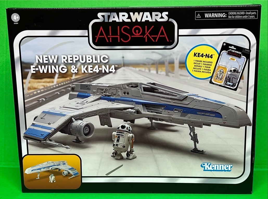 Star Wars Ahsoka New Republic E-WING & KE4-N4 The VINTAGE Collection - NEW