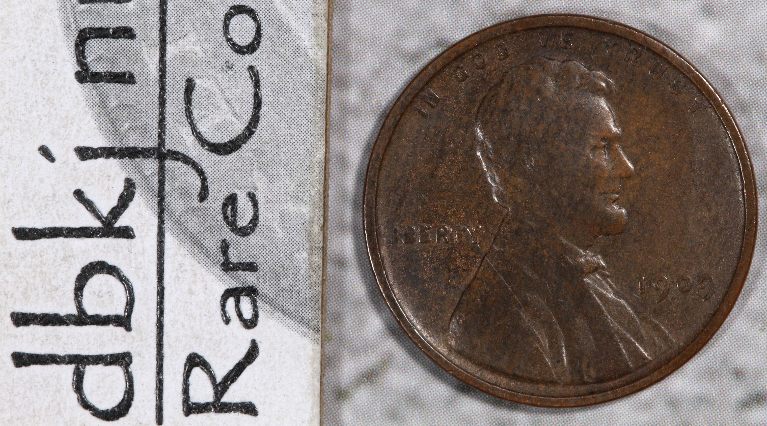 1909 VDB - Lincoln Wheat 1¢ Cent Penny - VF - Very Fine dbkjC