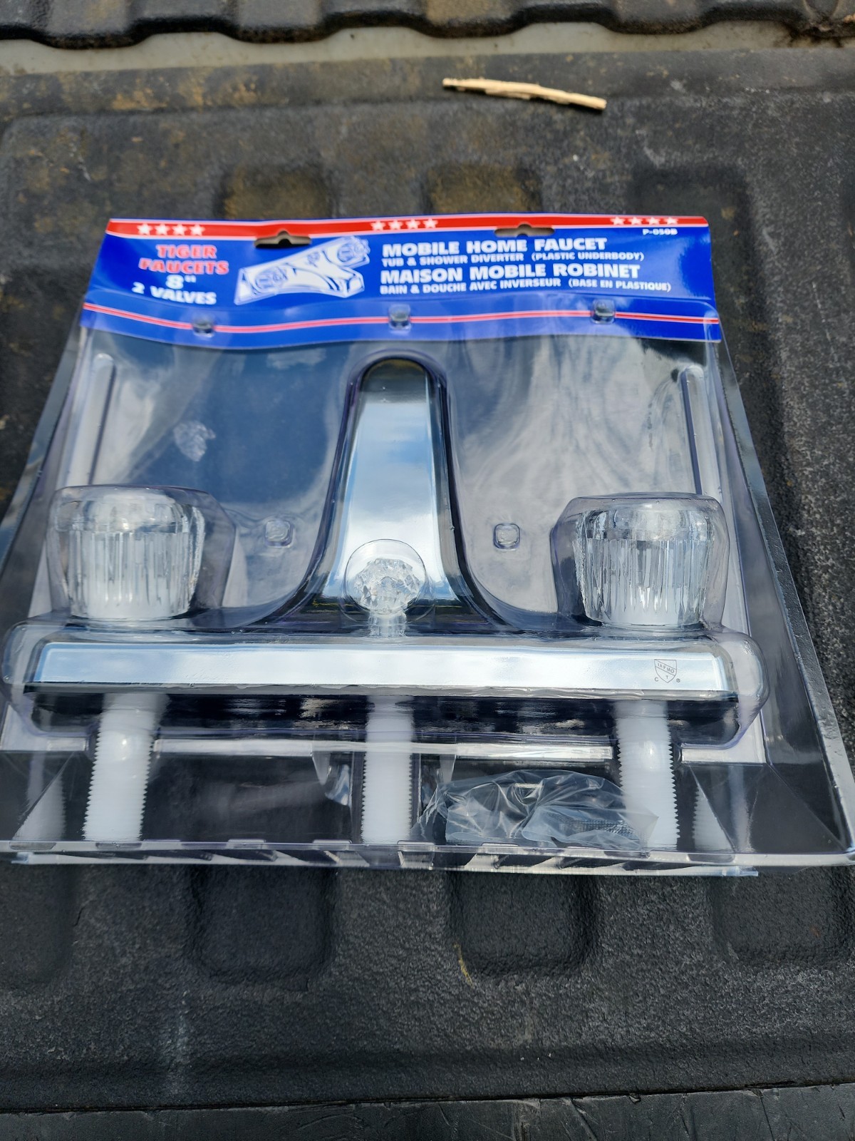 New Tiger Faucets Mobile Home Faucet Tub & Shower Diverter 2 Valves 8” P-050B