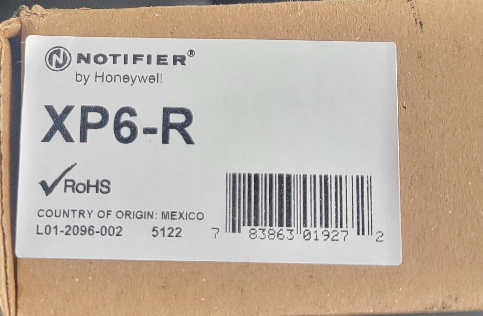 NEW Notifier XP6-R NEW Notifier XP6-R