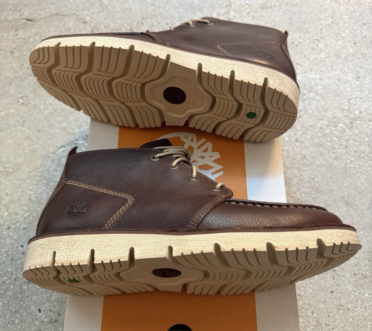 Timberland Men\'s Westmore Mid Lace Chukka Boot Brown Tortoise Shell Size 8.5 New