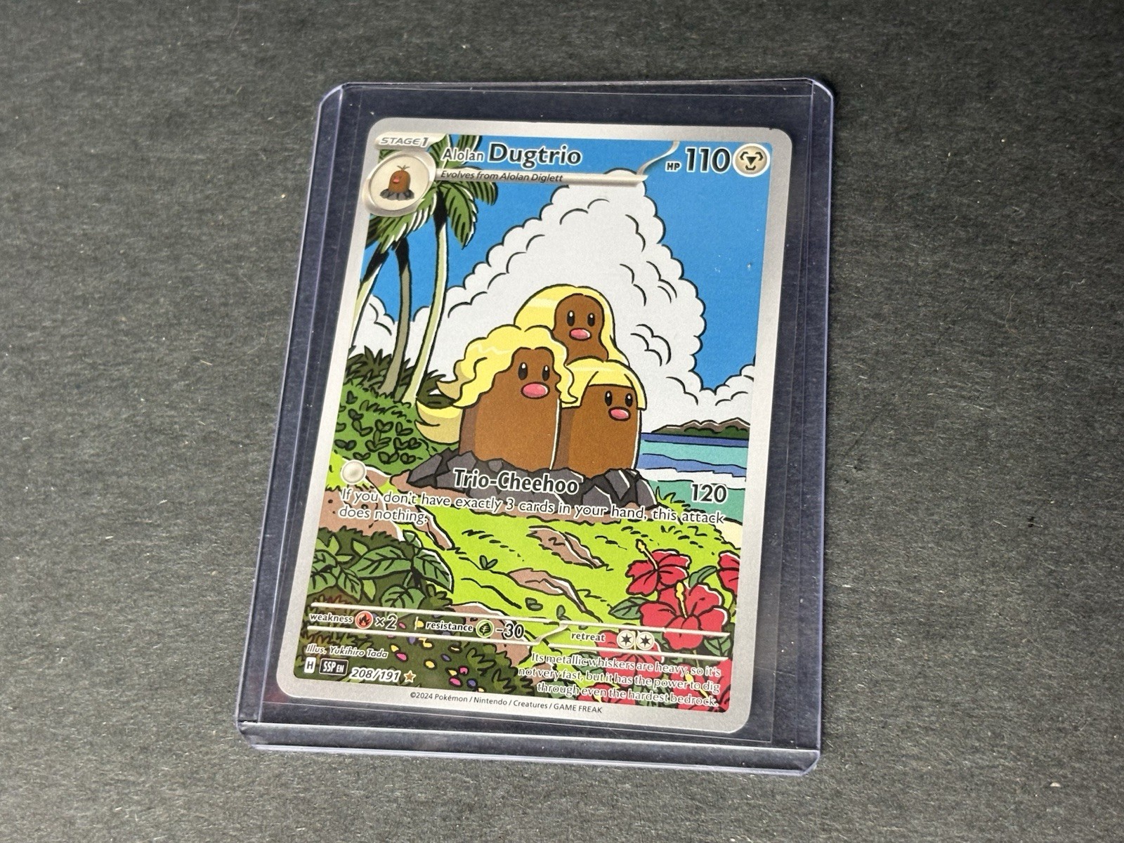 Alolan Dugtrio 208/191 Sv08: Surging Sparks Holo