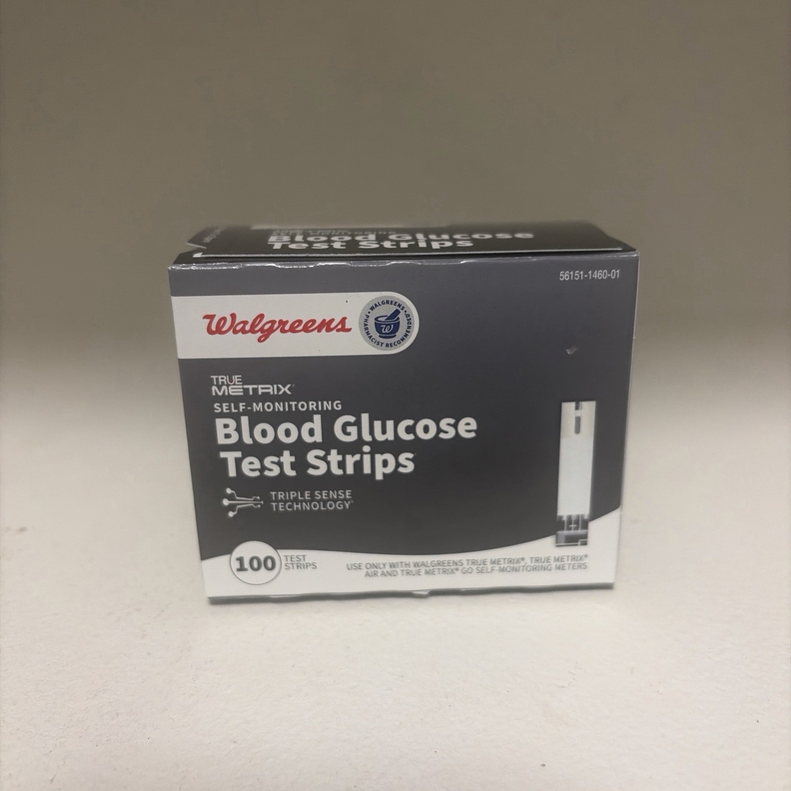 100 Walgreens True Metrix Glucose Test Strips 11/2027+ 