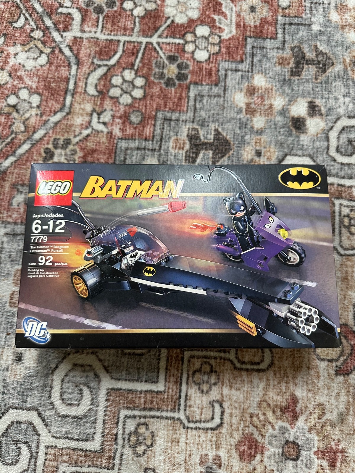 SEALED NEW Lego Batman 7779 Batman Dragster: Catwoman Pursuit 2006 Grey Original