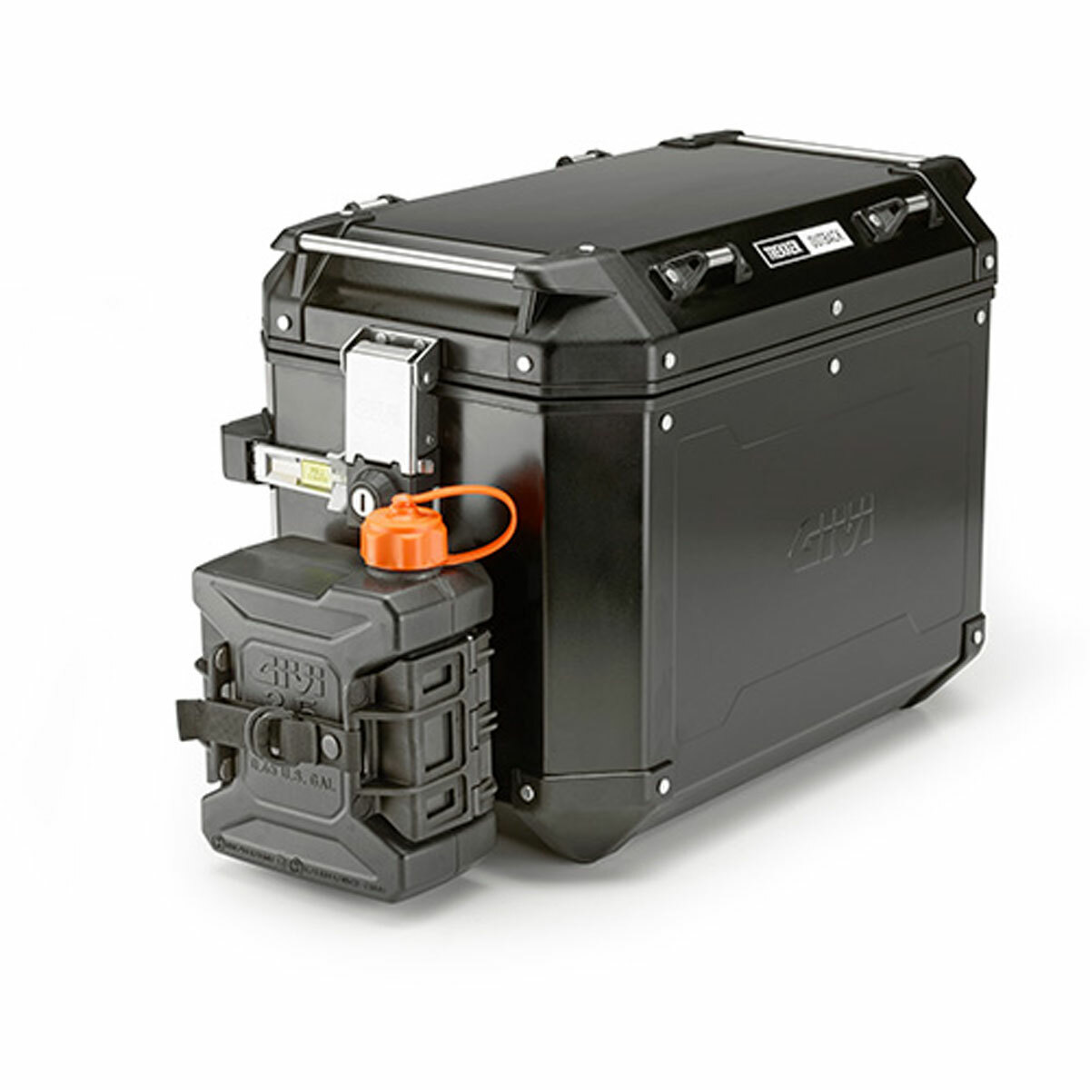 GIVI E205 HOLDER TO MOUNT THE TAN01 TANK ON OUTBACK SUITCASES, DOLOMITES AND A