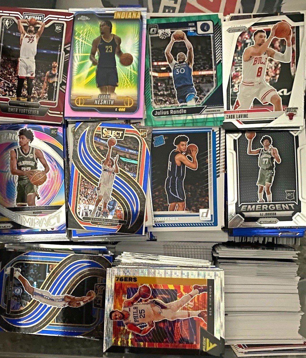 Basketball Card Lot  1000+ Cards  Great Deal 