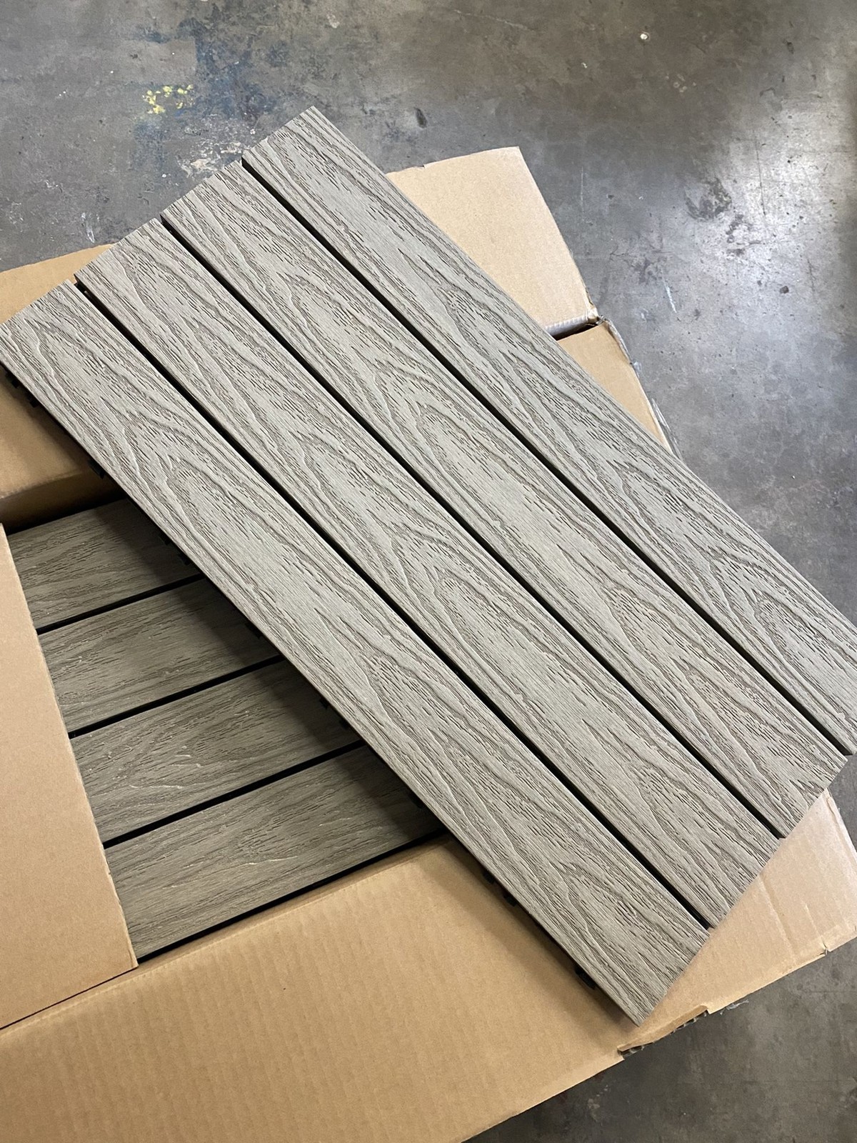 9 Pcs Naturale wood 1 ft. x 2 ft. Quick Deck Outdoor Composite Deck plastic Tile 9 Pcs Naturale wood 1 ft. x 2 ft. Quick Deck Outdoor Composite Deck plastic Tile