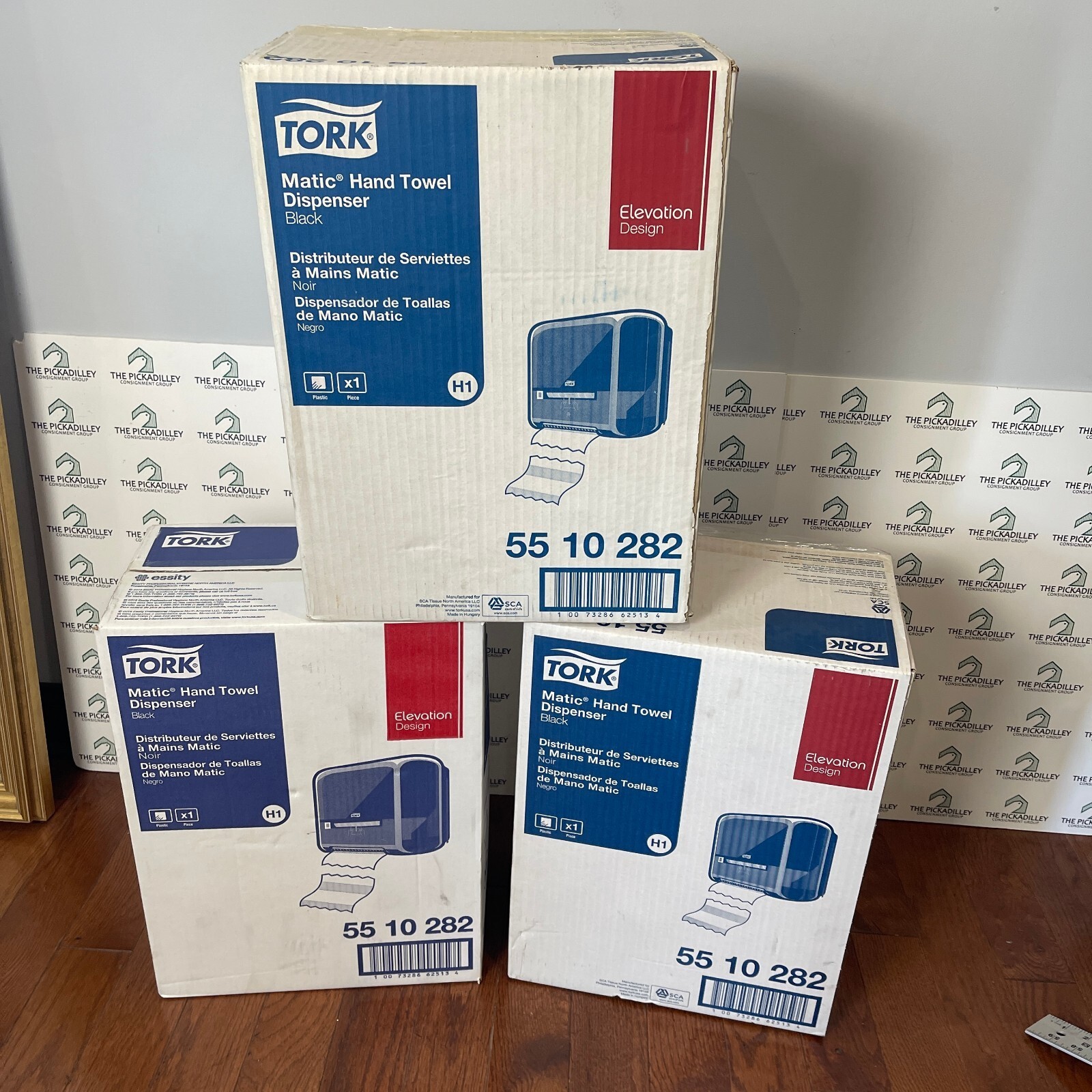 Tork Matic Hand Towel Roll Dispenser Black 5510282 3 Boxes Tork Matic Hand Towel Roll Dispenser Black 5510282 3 Boxes