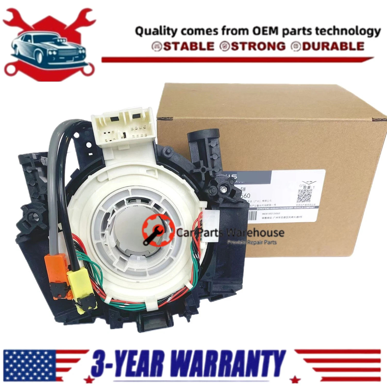 OEM New High-Quality Clock Spring For 2005-2015 Nissan TITAN 5.6L V8 25560-9FD9B