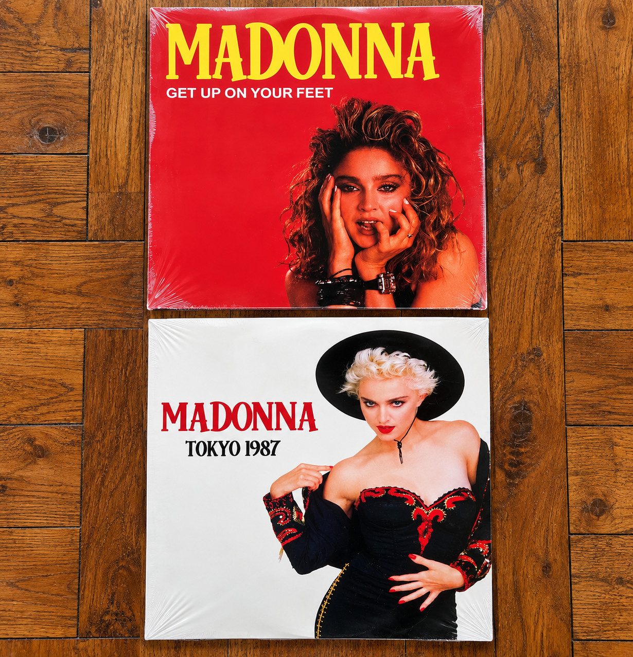 Madonna Vinyl LP Lot of 2 Tokyo 1987 Live + Get Up On Your Feet Rare TV Tracks