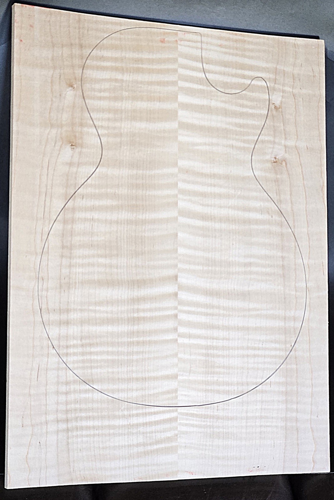 Figured 3A Curly Maple Droptop Glued Luthier Wood 21\