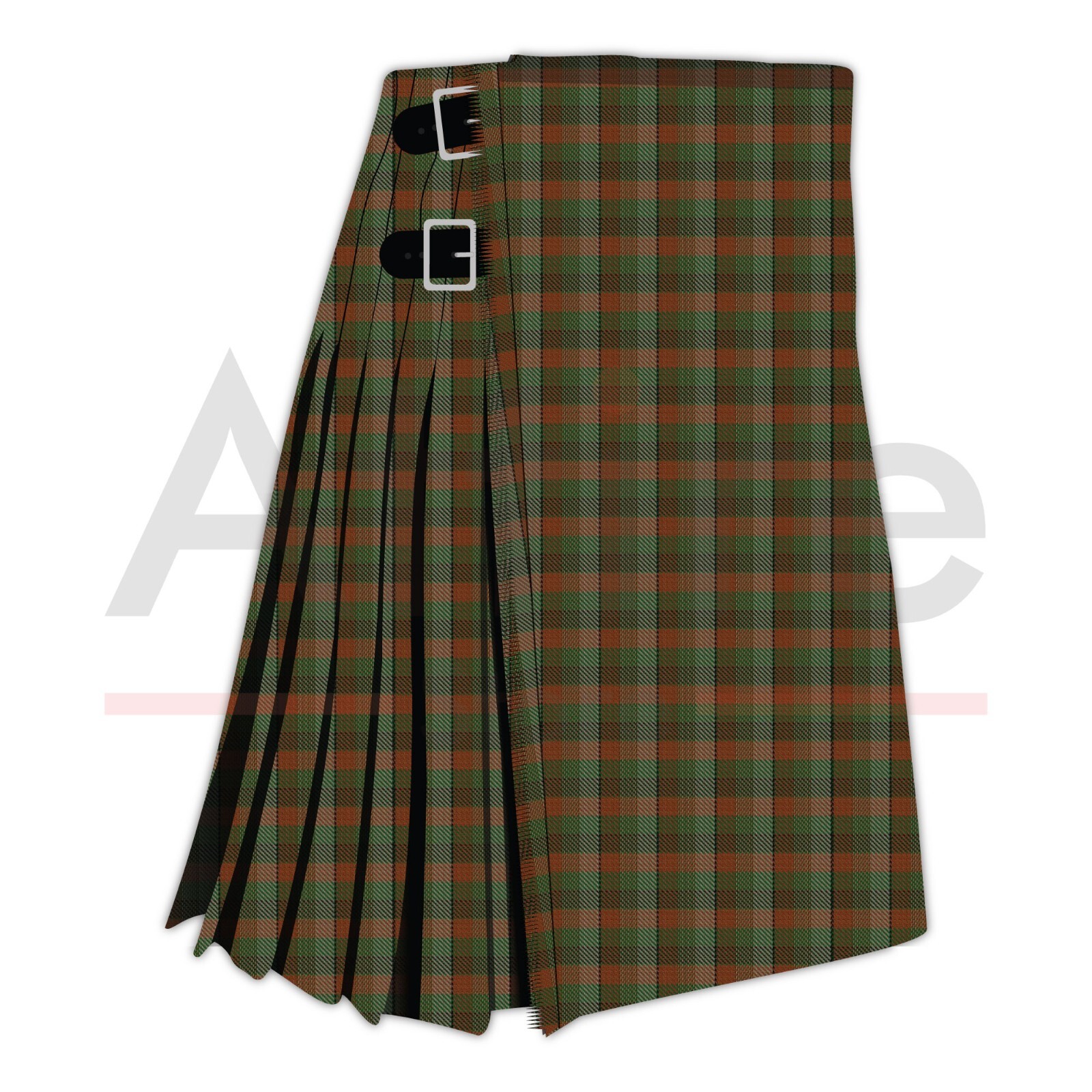 Scottish Handmade Traditional Braveheart Tartan Kilt-Clan Braveheart Tartan Kilt