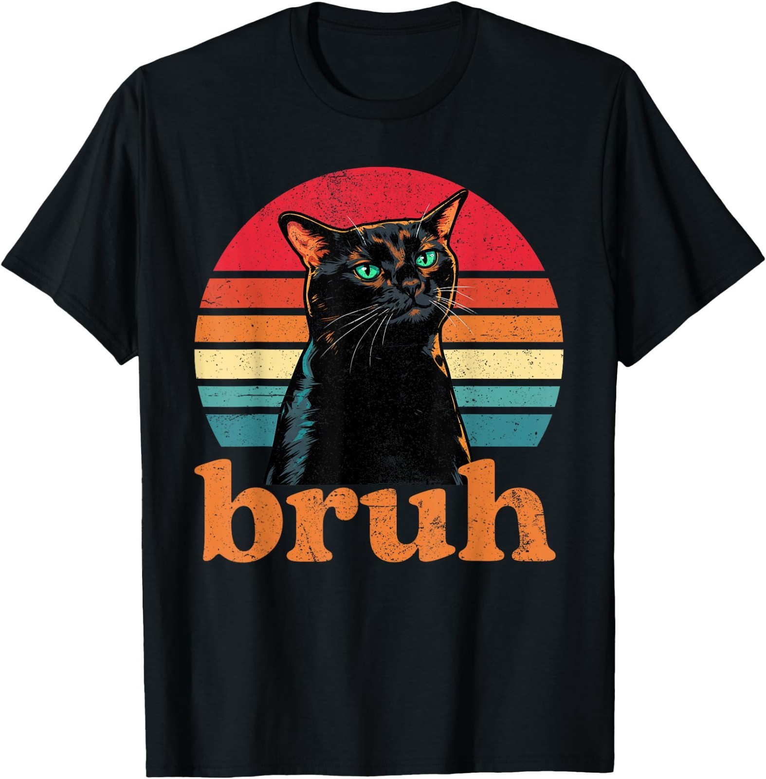 Funny Cat Bruh Meme Graphic T-Shirt Funny Cat Bruh Meme Graphic T-Shirt